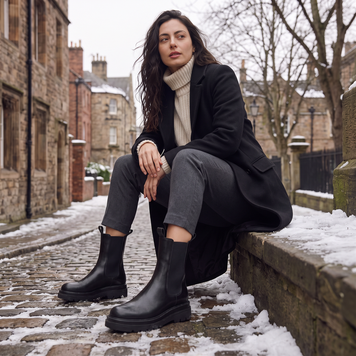 Chunky Platform Chelsea Boots
