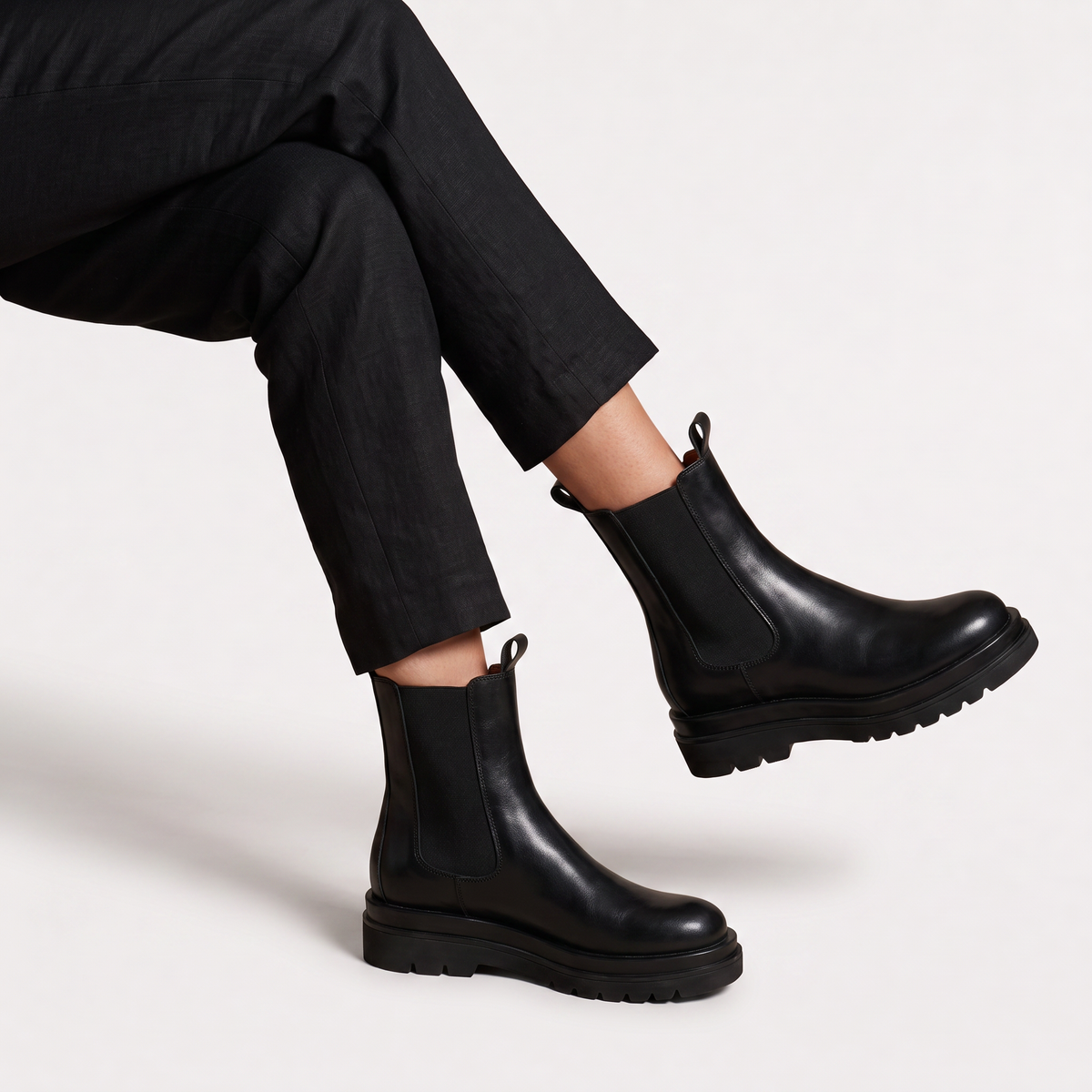 Chunky Platform Chelsea Boots