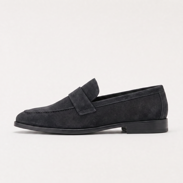 Pointed-Toe Penny Loafers
