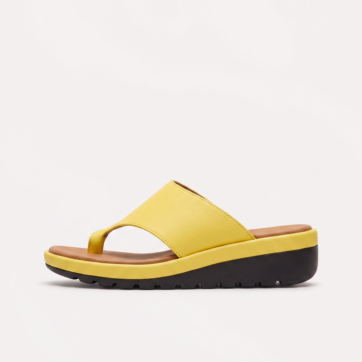 Toe-Loop Platform Sandals