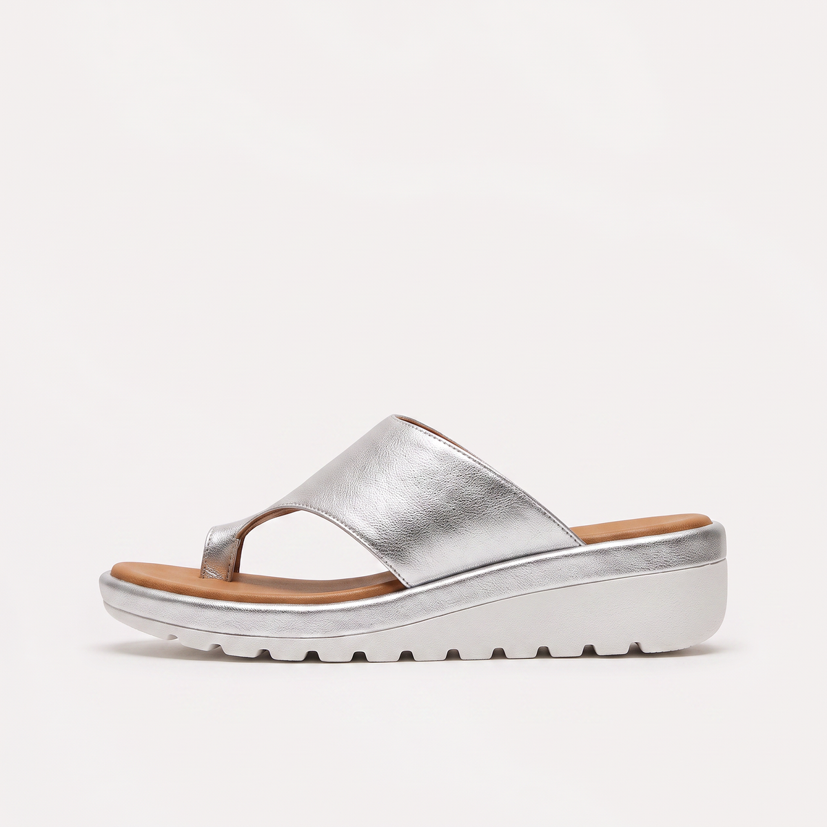 Toe-Loop Platform Sandals