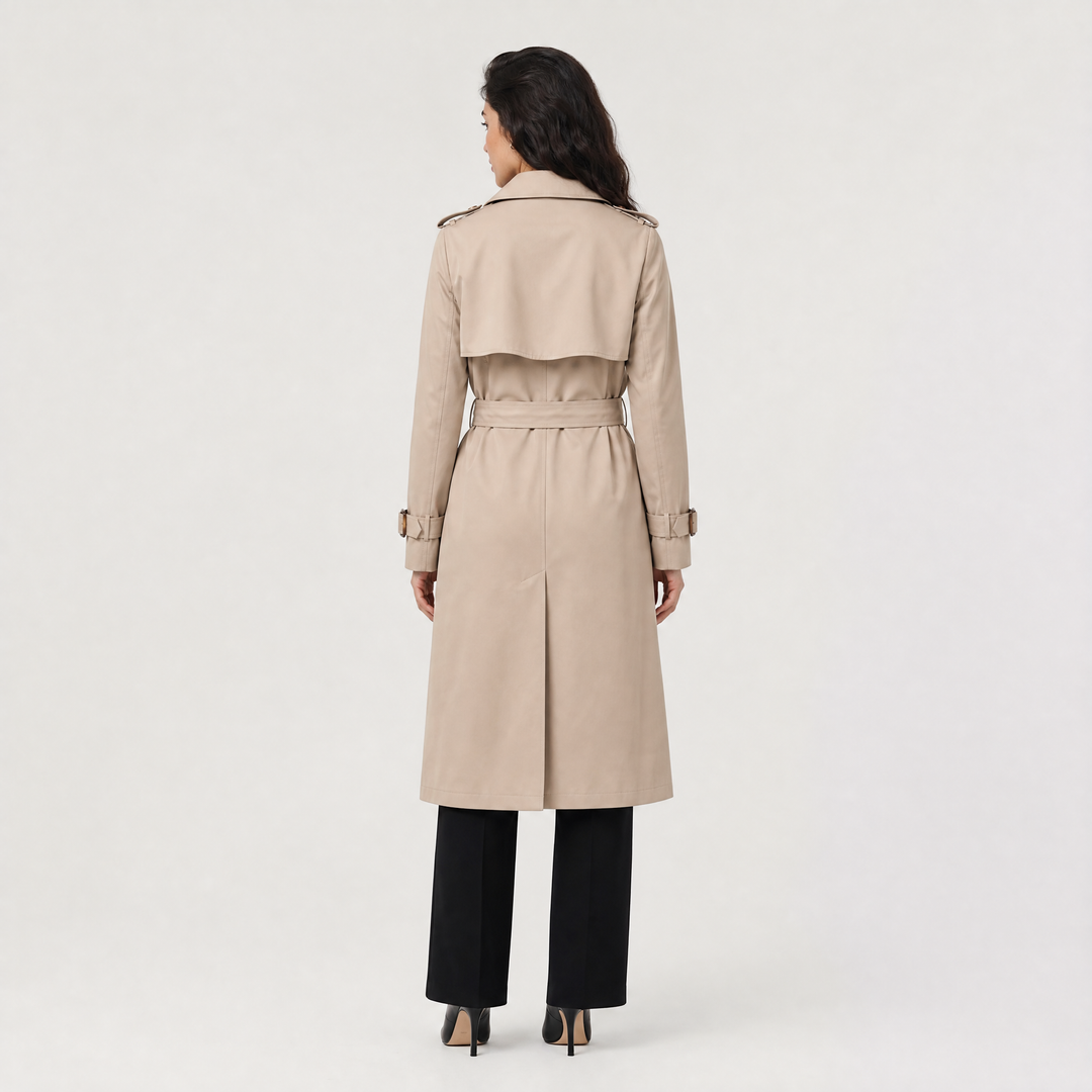 Single Breasted Belted Trench Coat