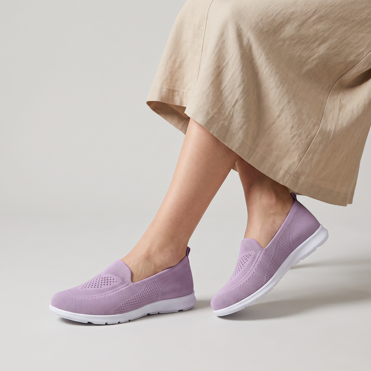 Mesh Slip-On Trainers