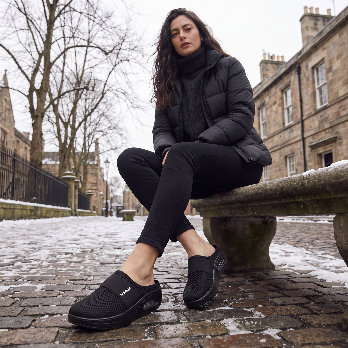 Backless Slip-On Trainers