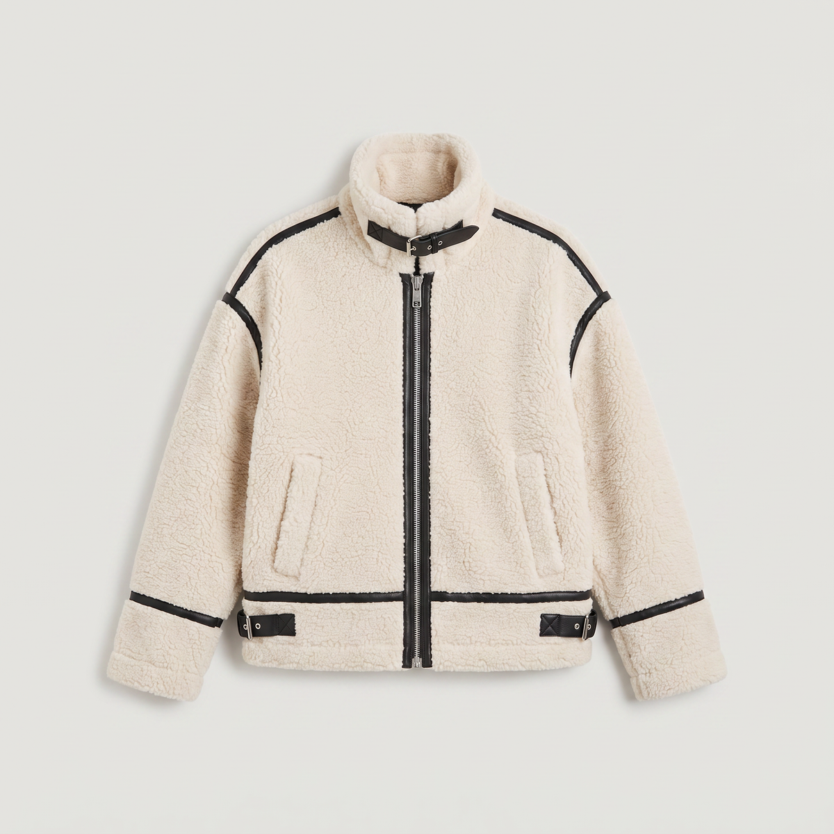 Teddy Borg Zip-Up Jacket