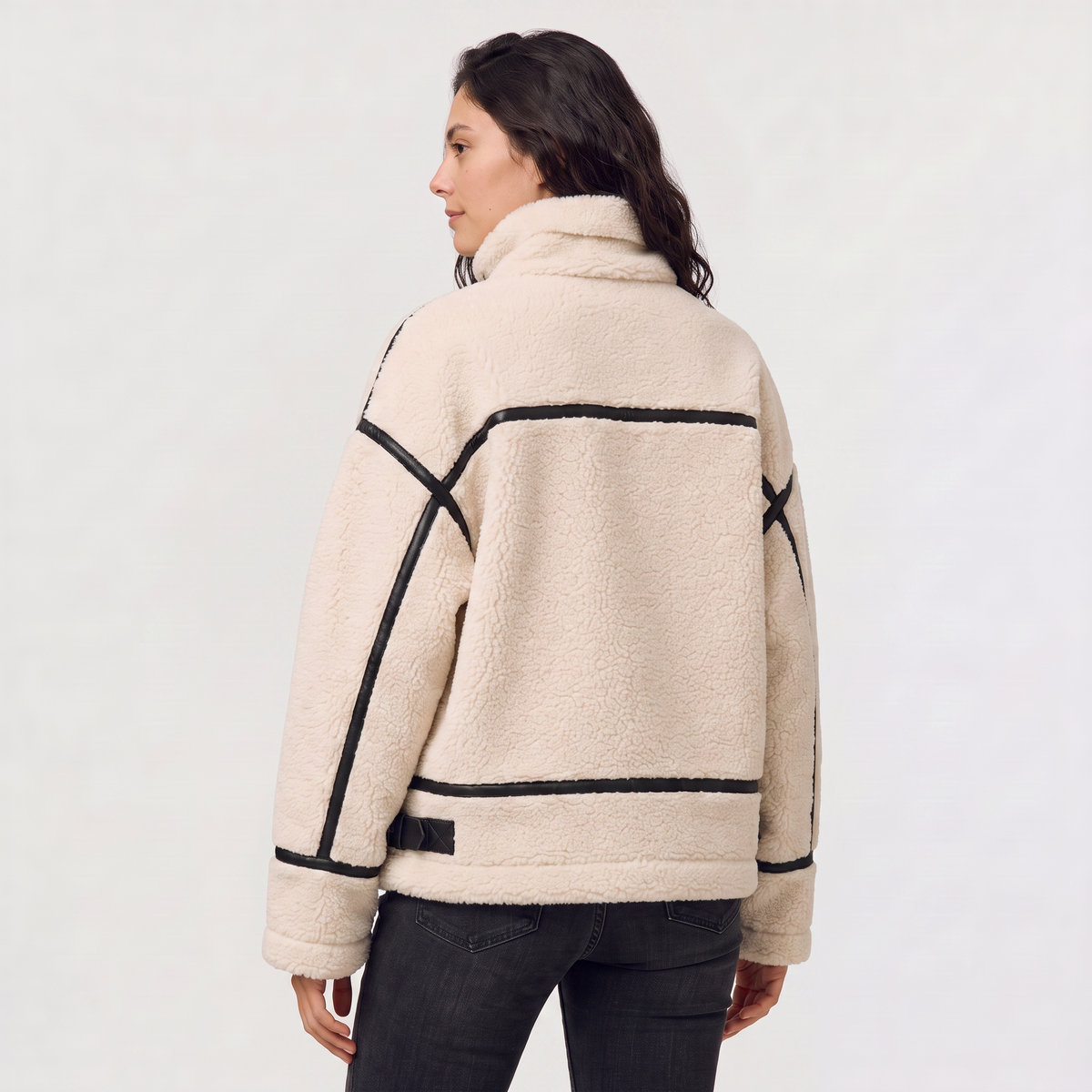 Teddy Borg Zip-Up Jacket