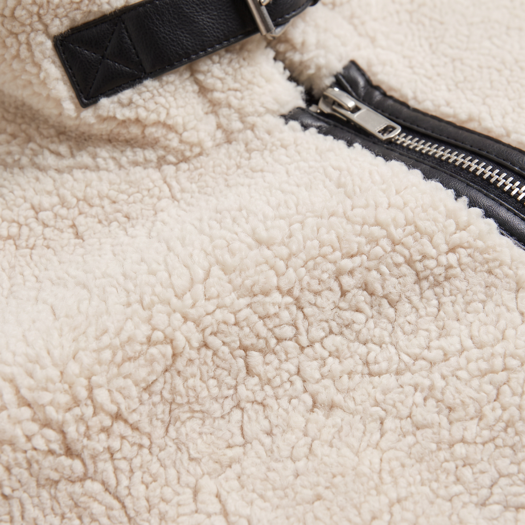 Teddy Borg Zip-Up Jacket