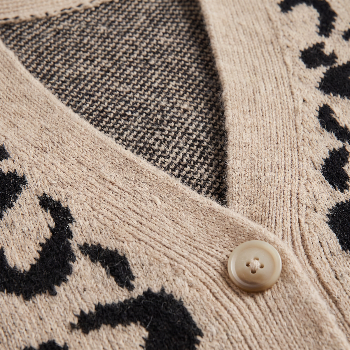 Patterned Button-Front Waistcoat