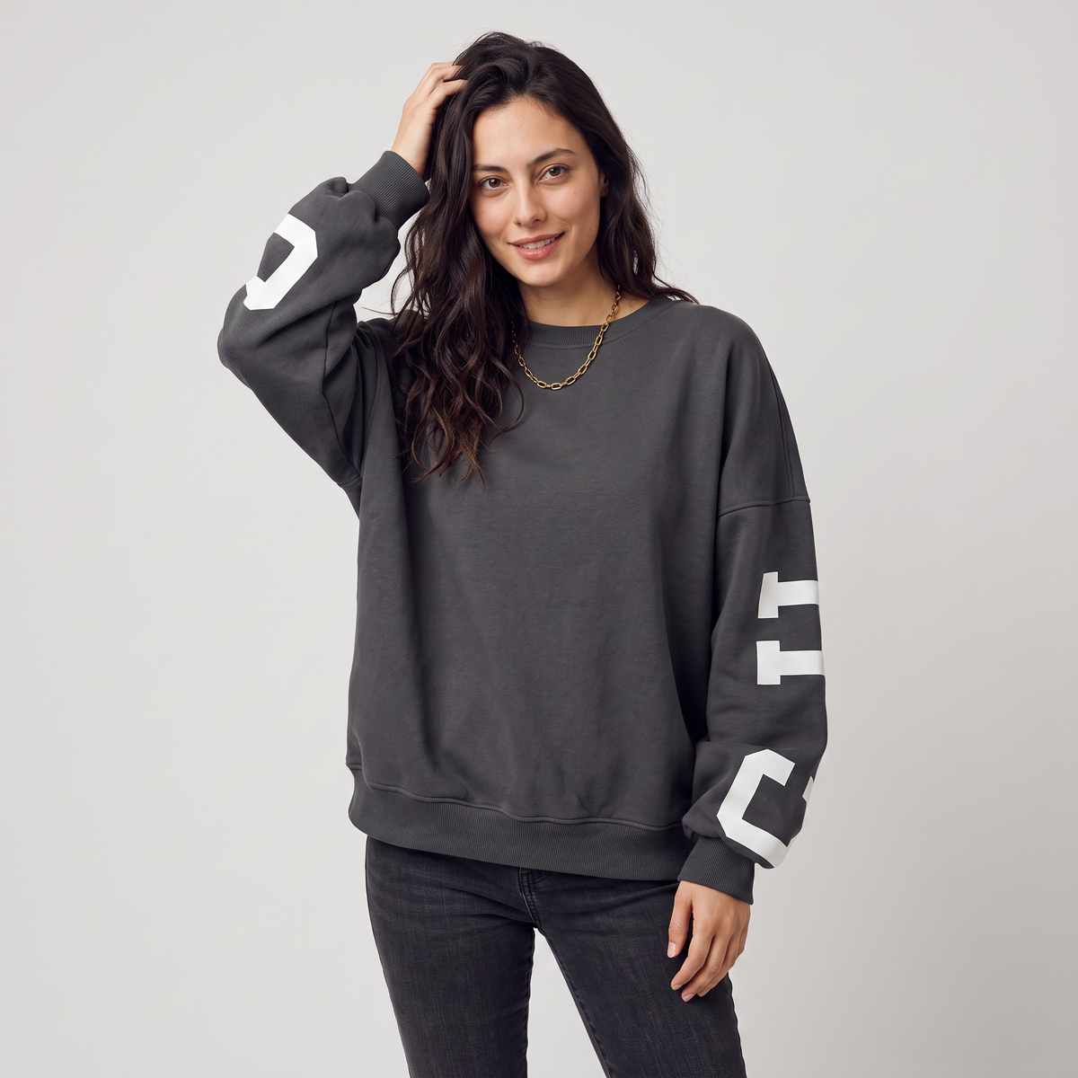 Oversized Varsity Sweater