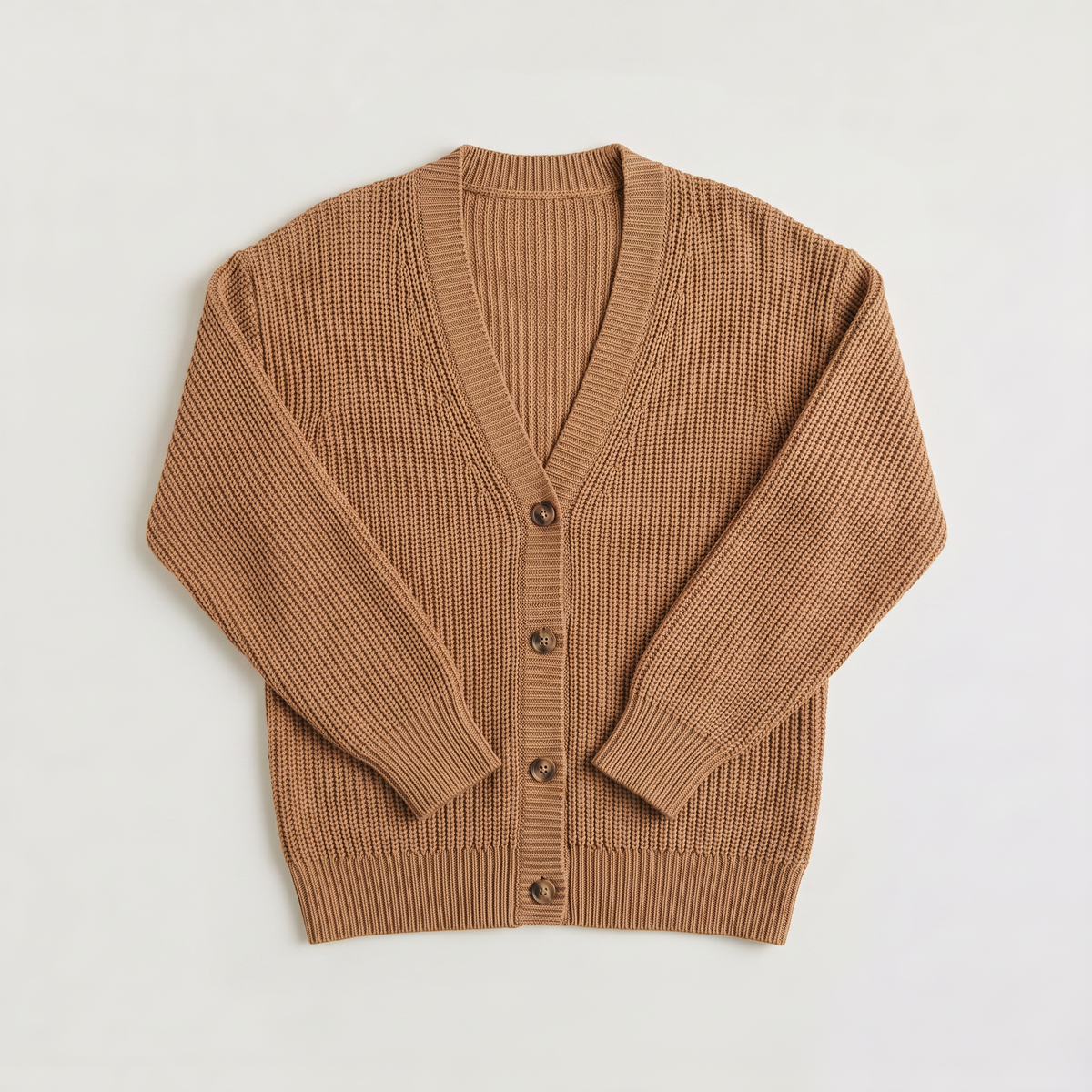 Evelyn V-Neck Button-Front Knit Cardigan
