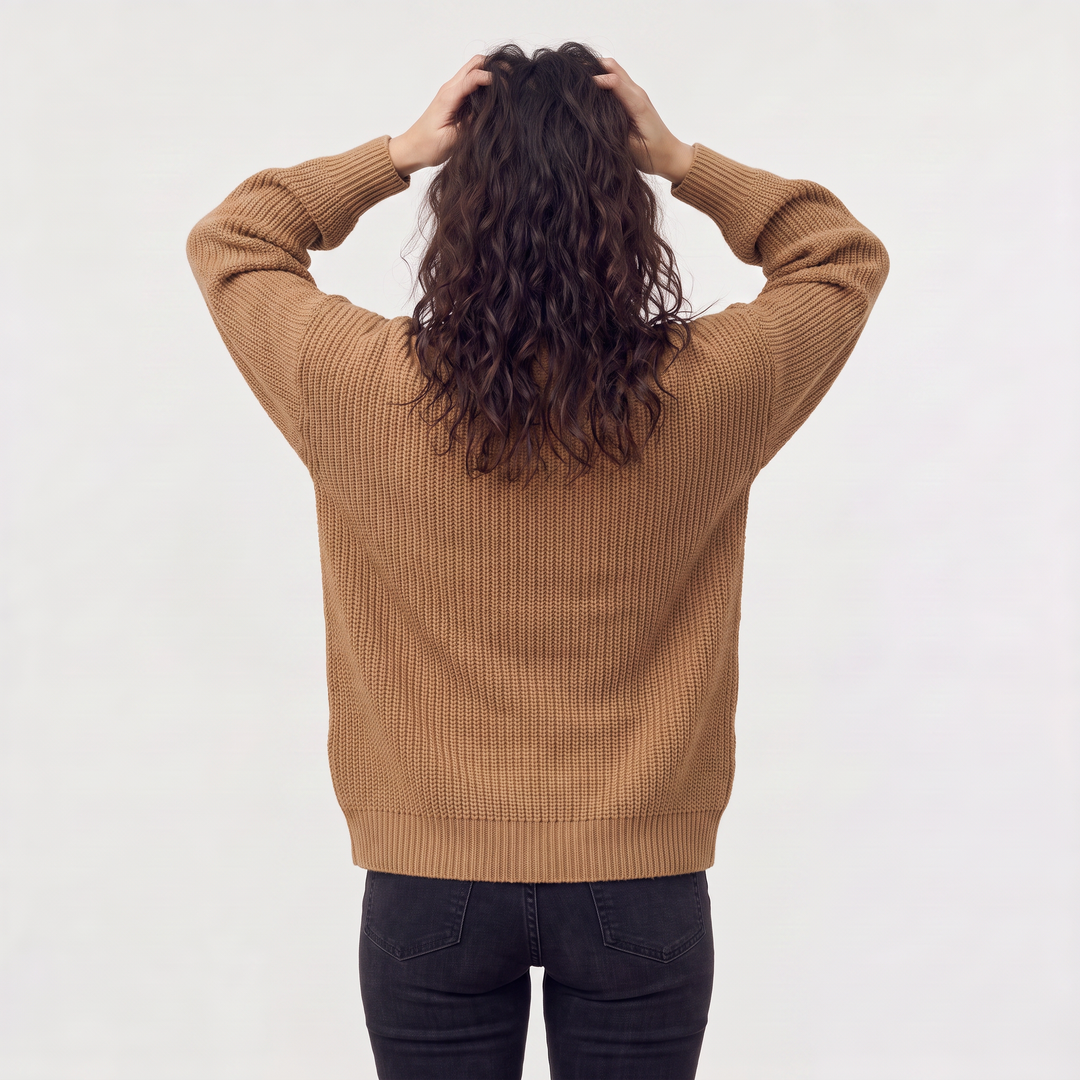 Evelyn V-Neck Button-Front Knit Cardigan
