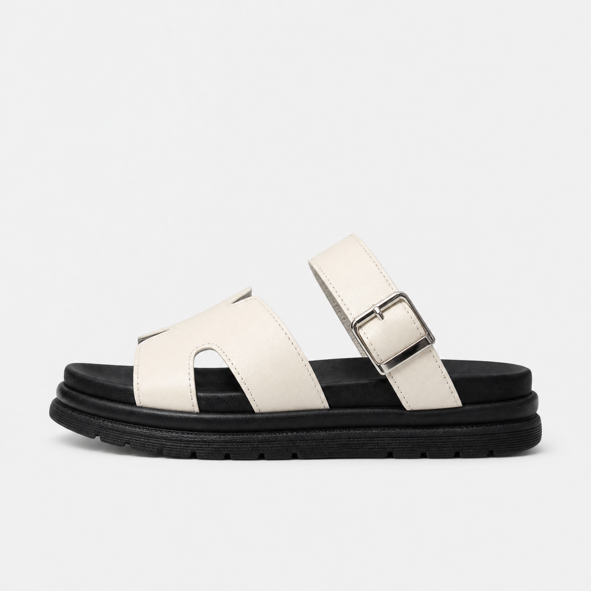 Orthopedic Platform Sandals with Adjustable Buckle