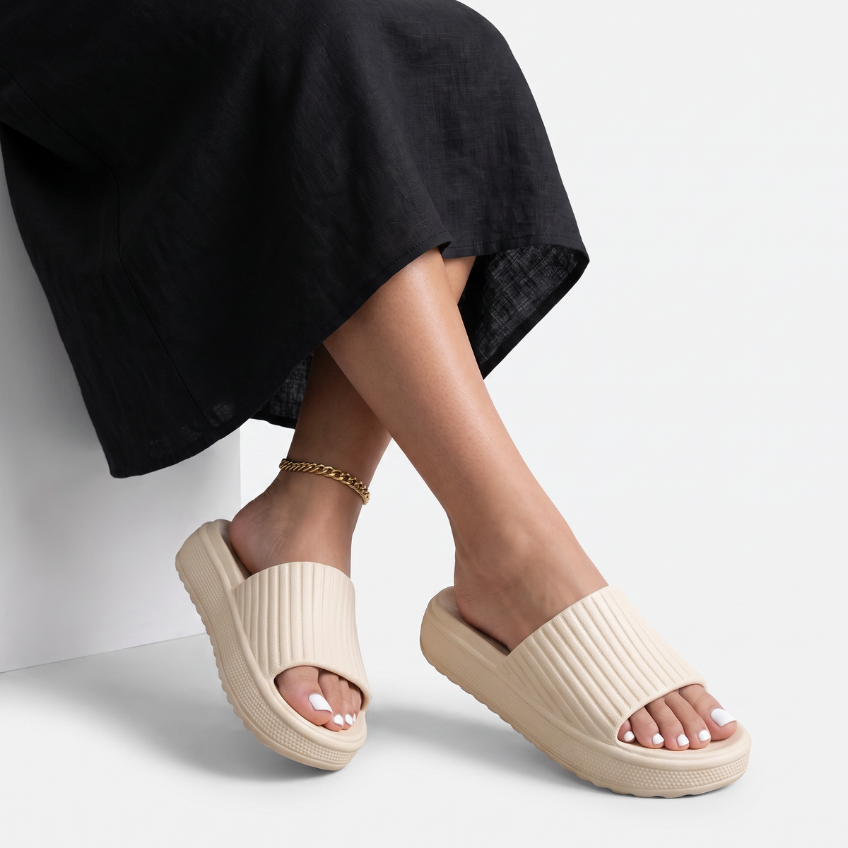 Cushioned Slide Sandals