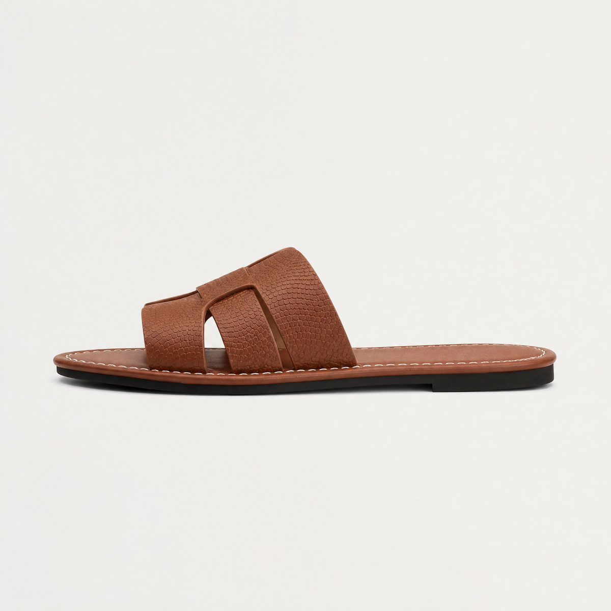 Flat Slide Cushioned Sandals