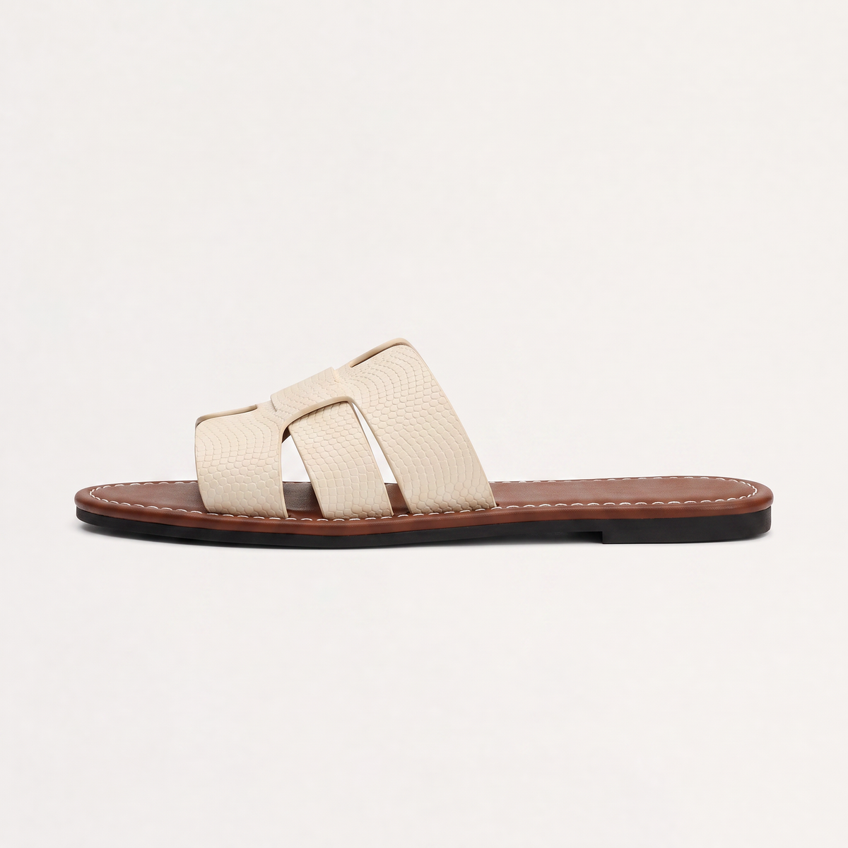 Flat Slide Cushioned Sandals