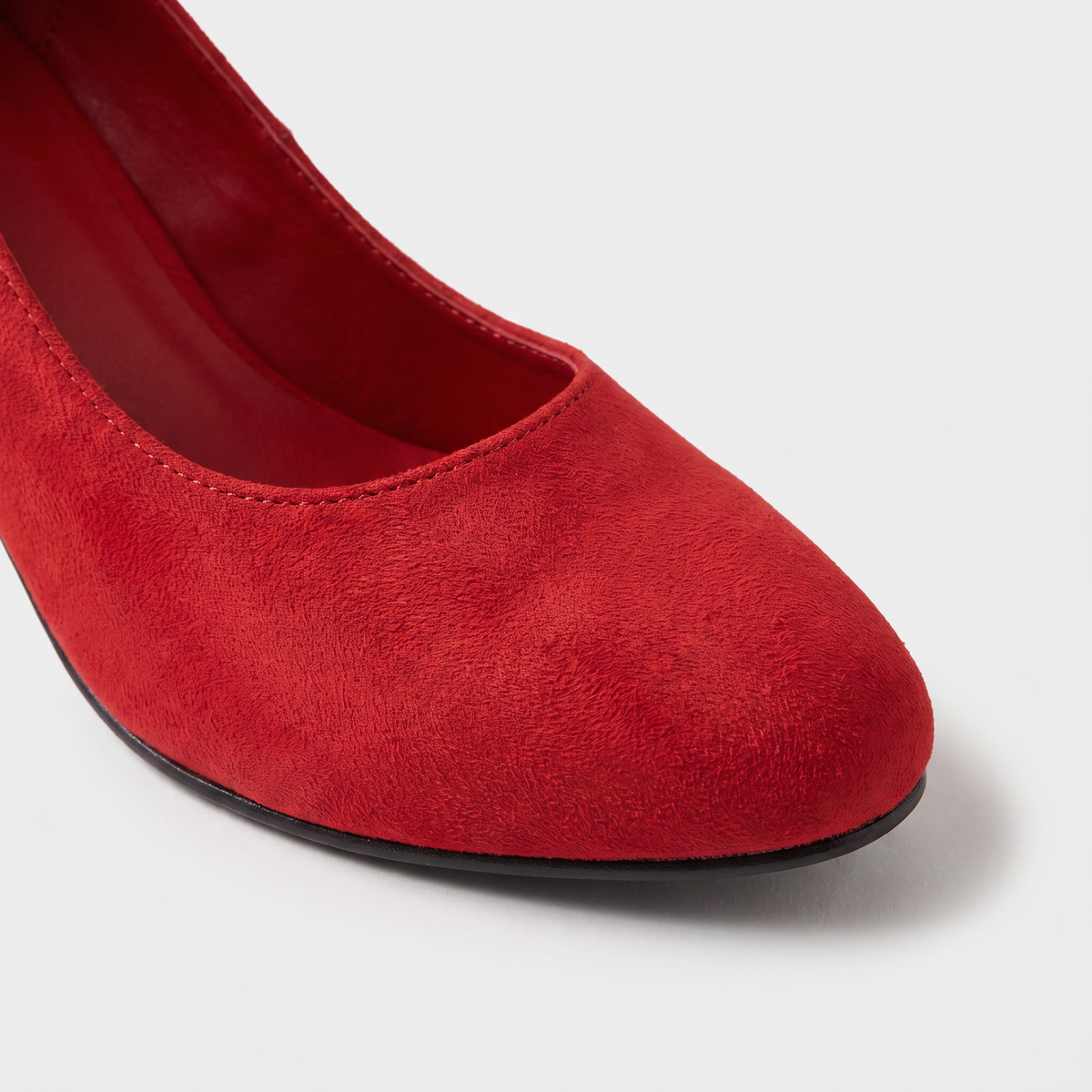 Ankle-Strap Block Heel Pumps