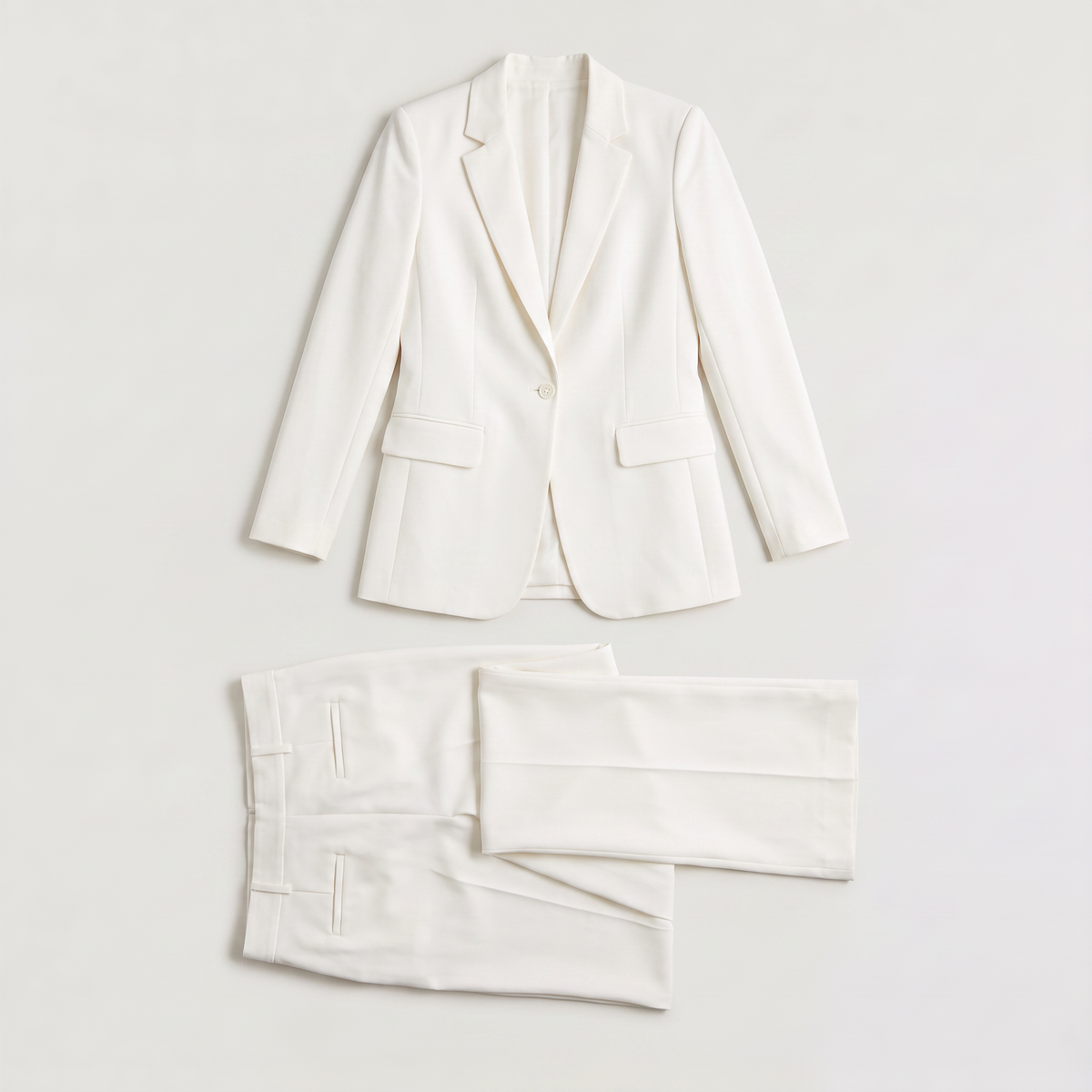 Tailored Blazer and Wide-Leg Trouser Set