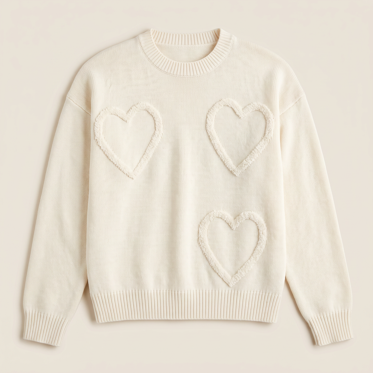 Heart Detail Knitted Jumper