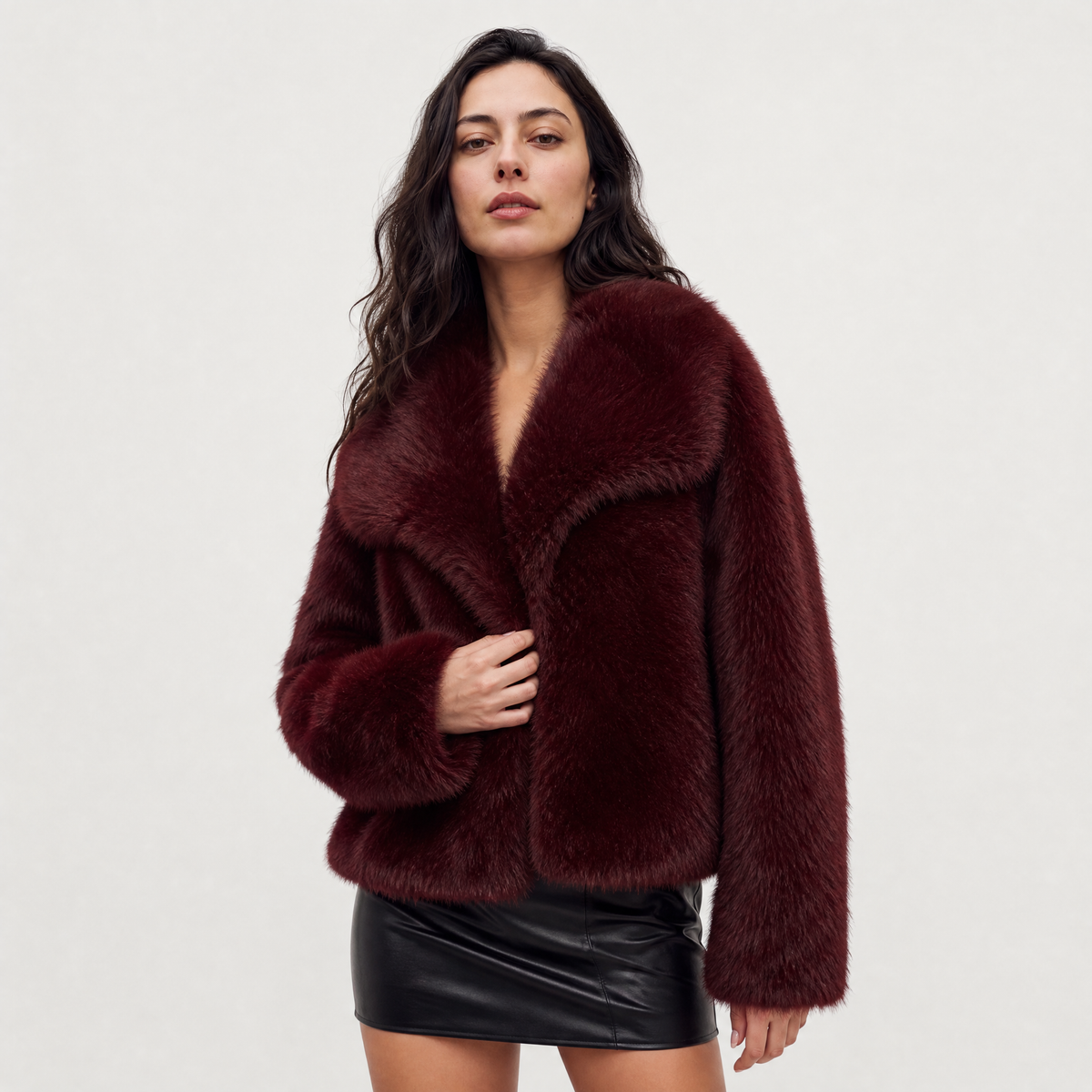 Faux Fur Coat