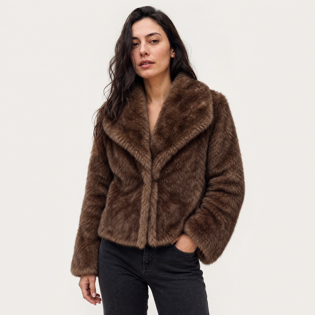 Faux Fur Coat