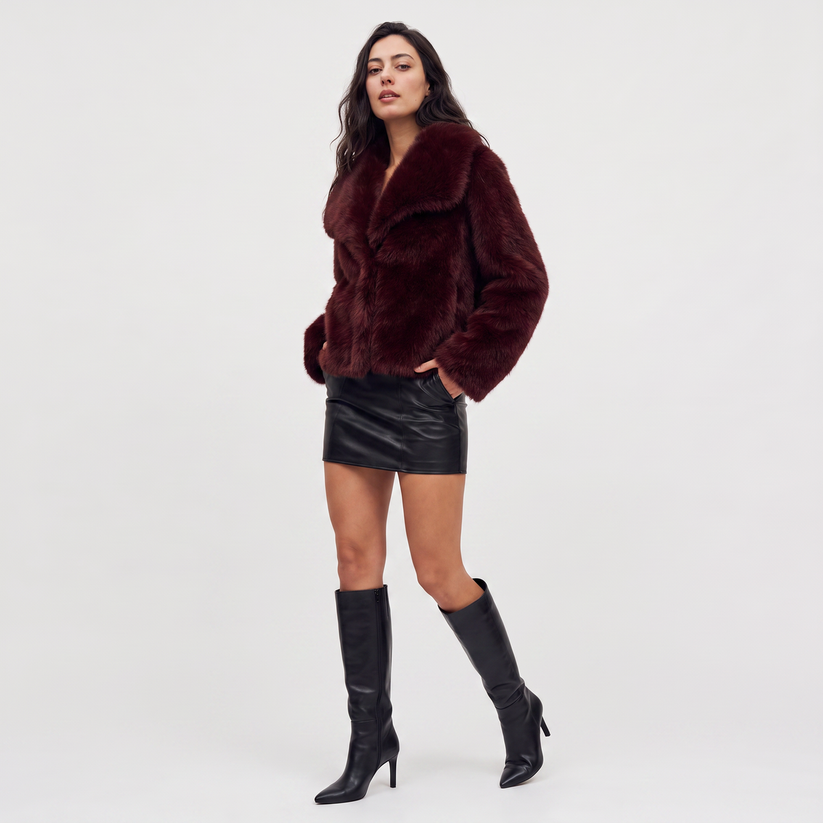 Faux Fur Coat