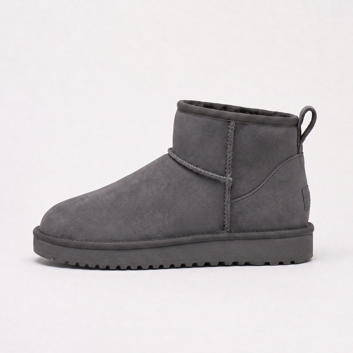 Shearling-Lined Suede Ankle Boots