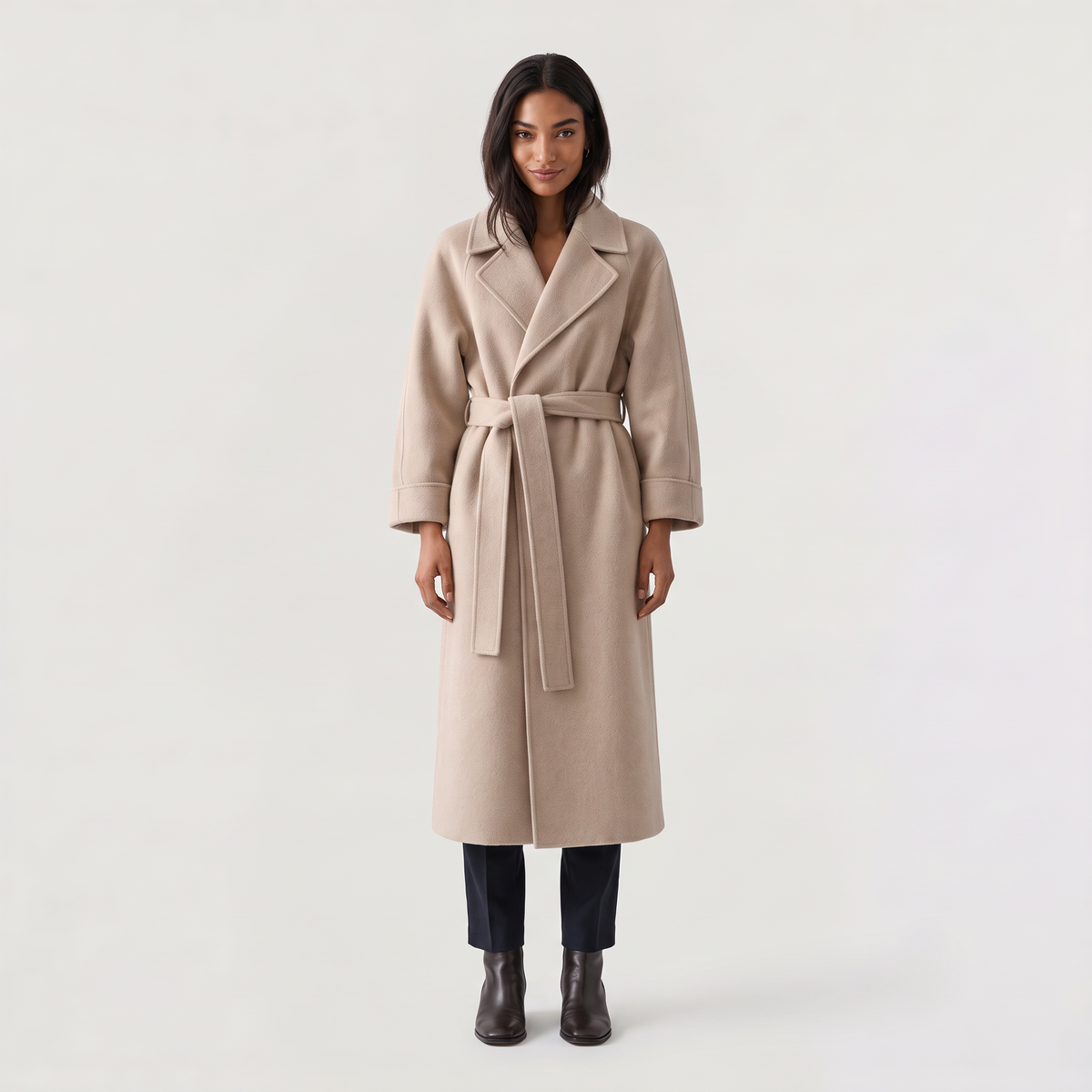 Belted Longline Coat
