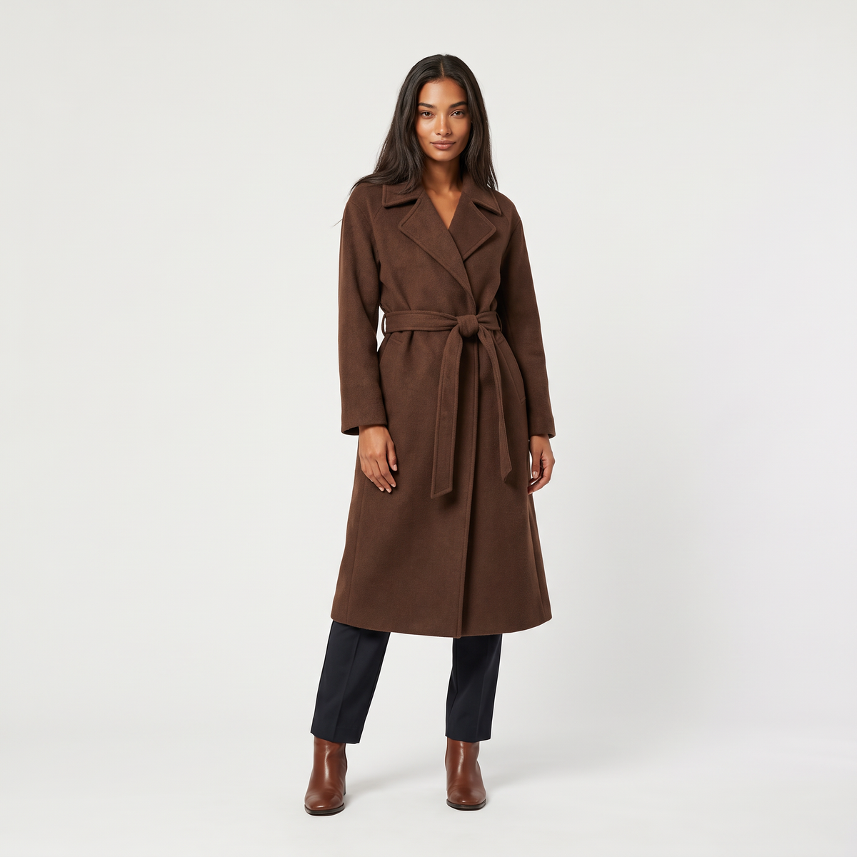 Belted Longline Coat