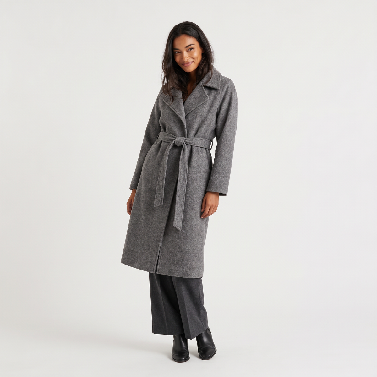Belted Longline Coat