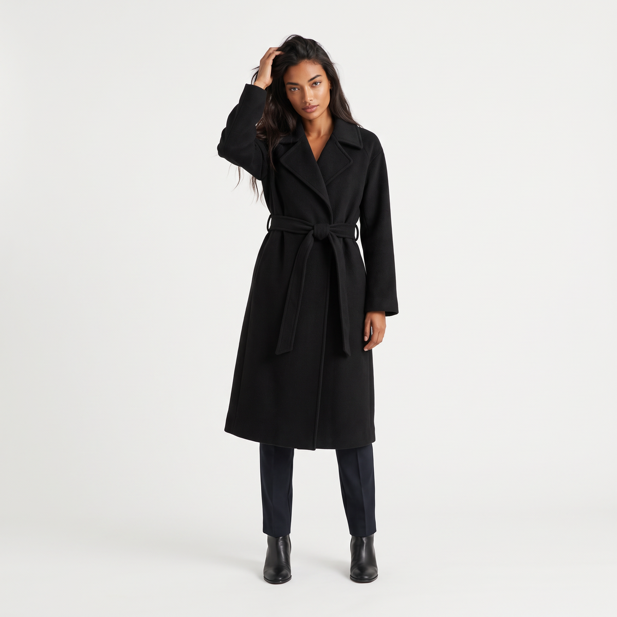 Belted Longline Coat