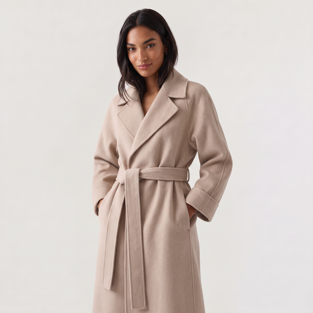 Belted Longline Coat