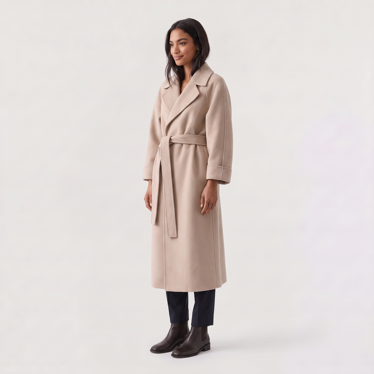 Belted Longline Coat
