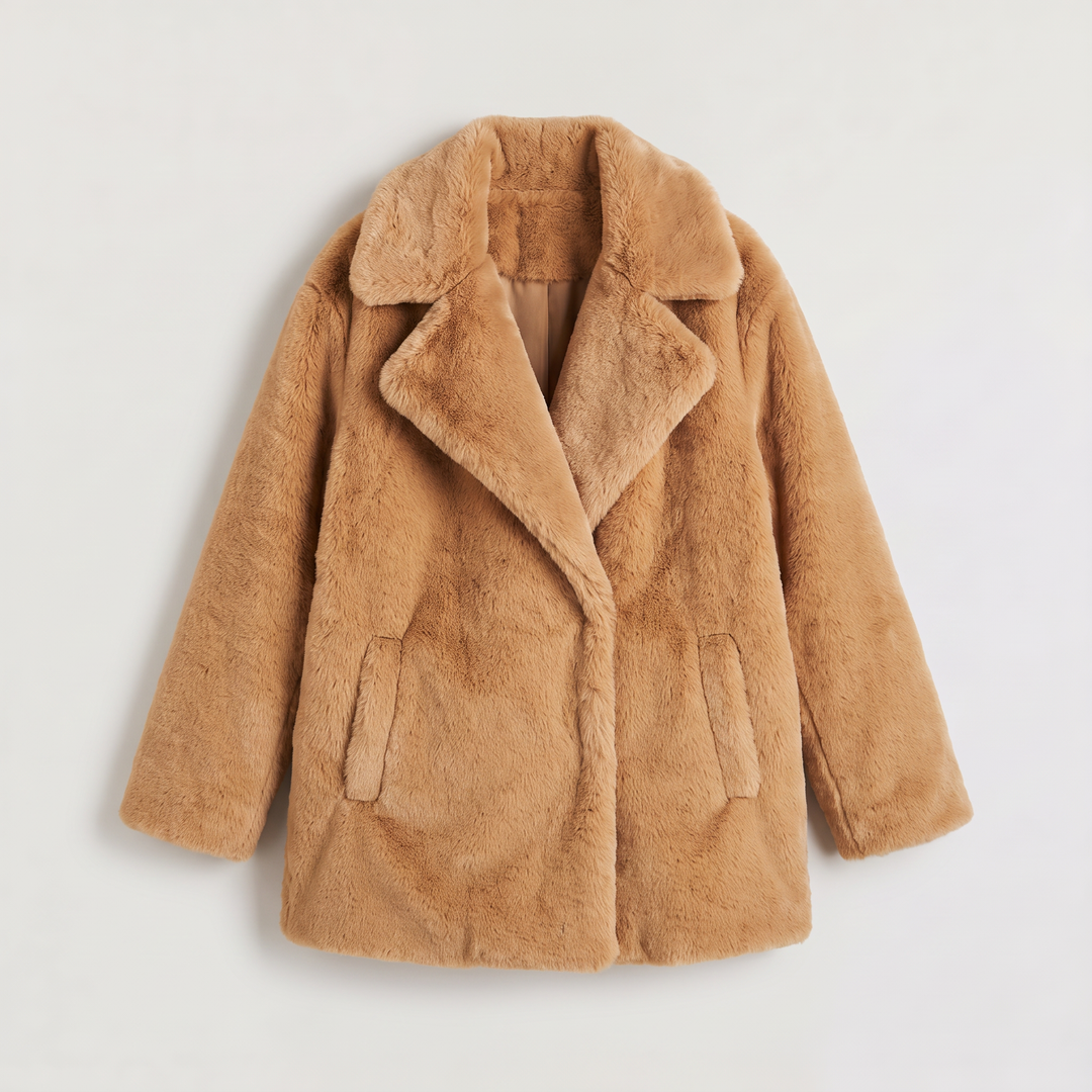 Plush Oversized Short Coat
