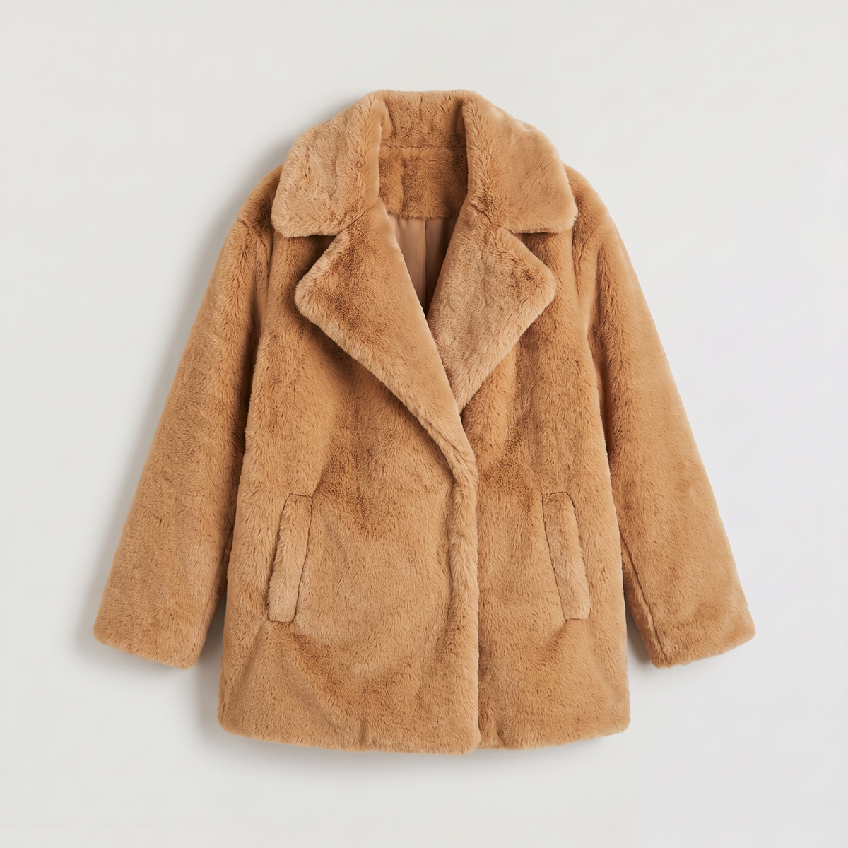 Plush Oversized Short Coat