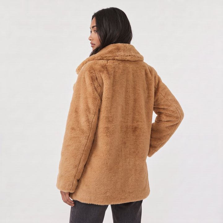 Plush Oversized Short Coat
