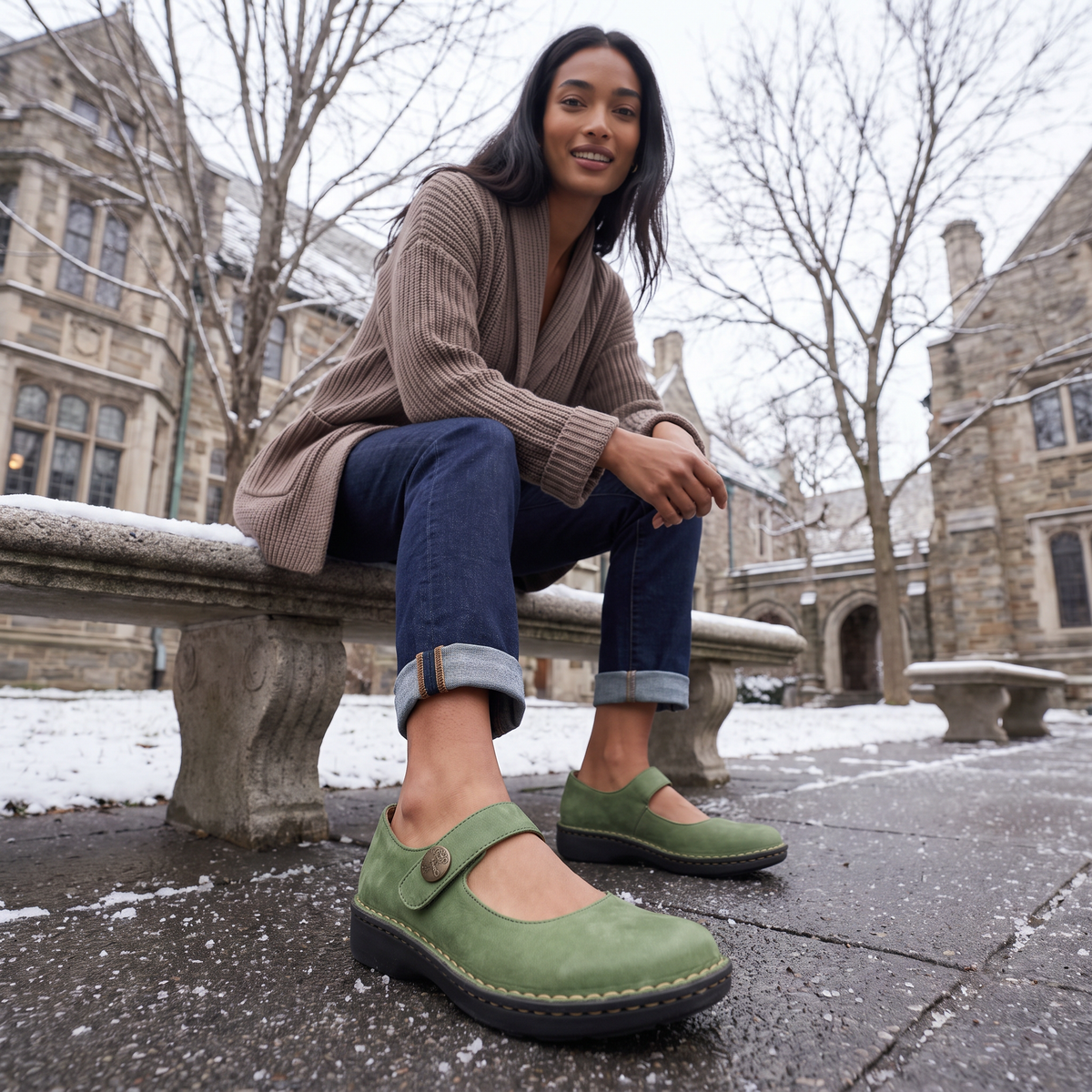 Mary Jane Flat Shoes
