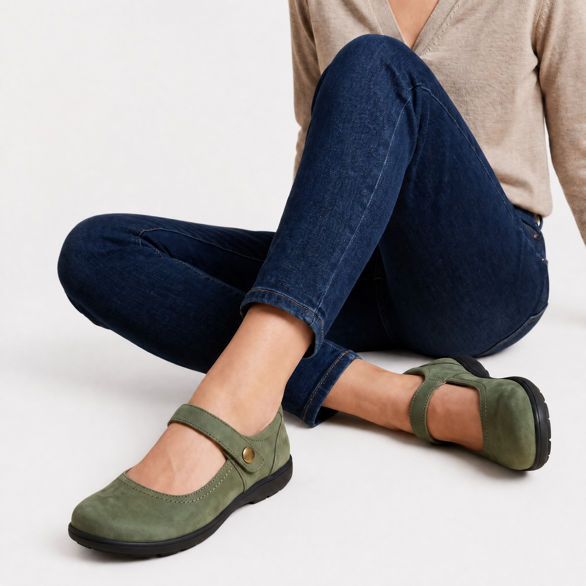 Mary Jane Flat Shoes