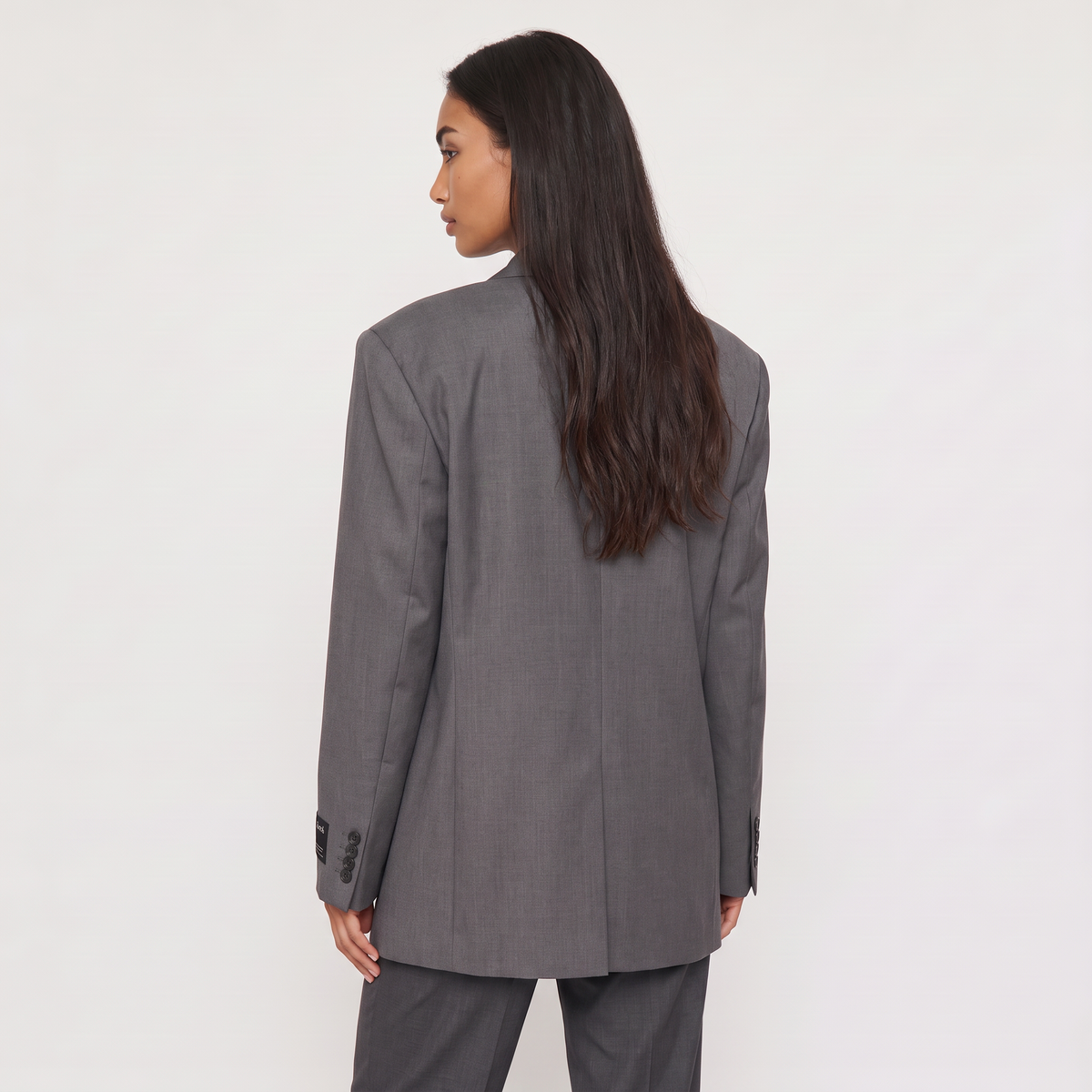 Oversized Notched Lapel Tailored Blazer