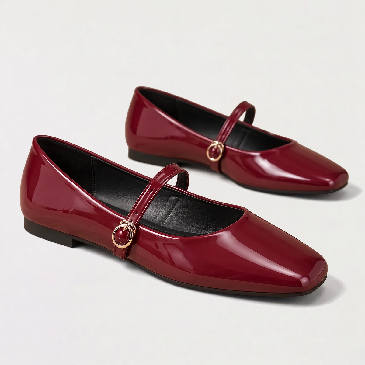 Patent Mary Jane Ballet Flats