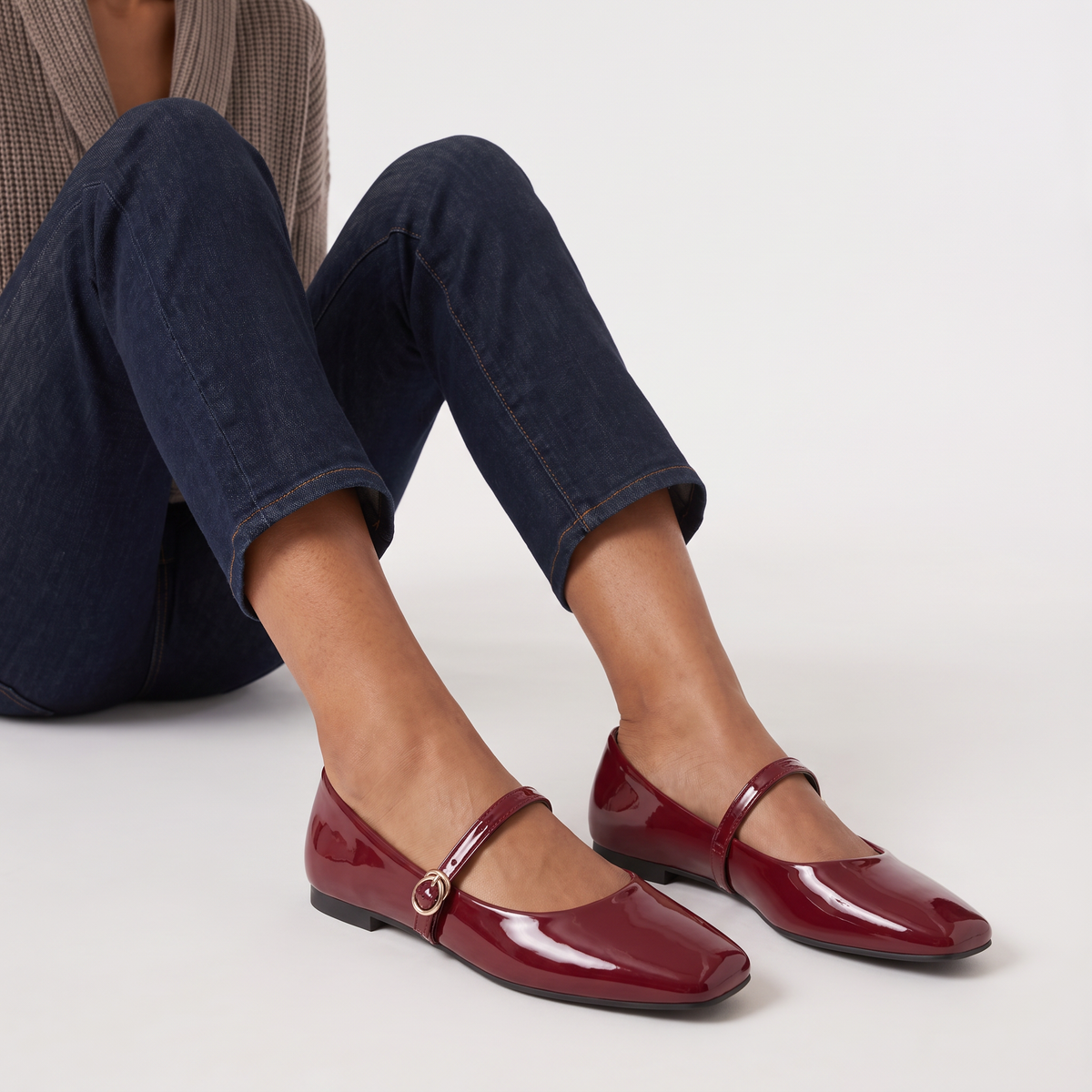 Patent Mary Jane Ballet Flats