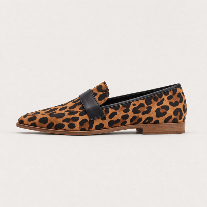 Suede-Look Penny Loafers