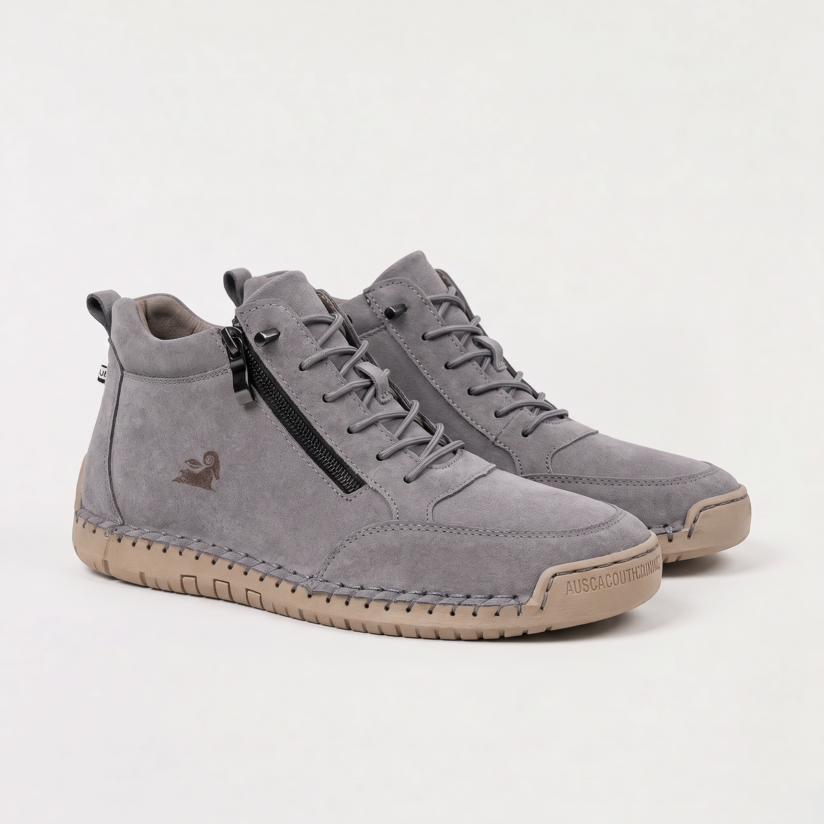 Wide-Fit Lace-Up Walking Shoes
