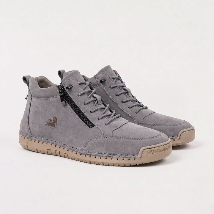Wide-Fit Lace-Up Walking Shoes