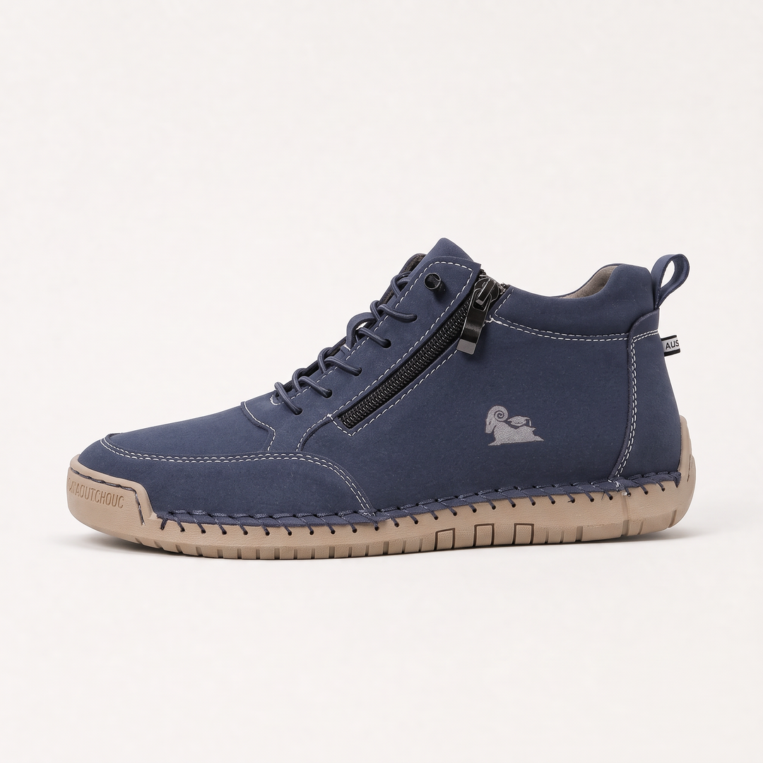 Wide-Fit Lace-Up Walking Shoes