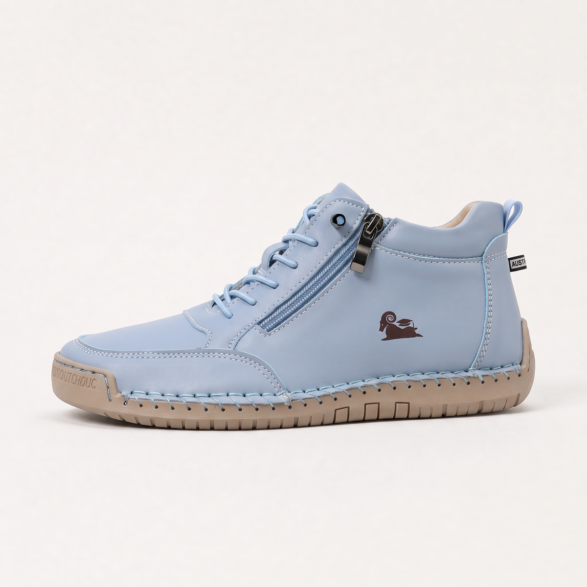 Wide-Fit Lace-Up Walking Shoes