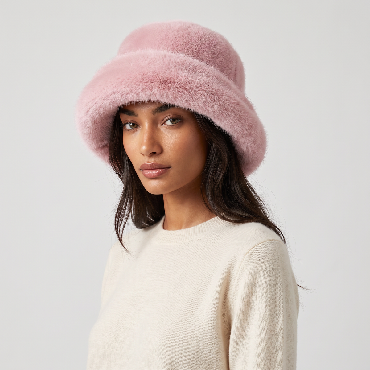Faux Fur Bucket Hat
