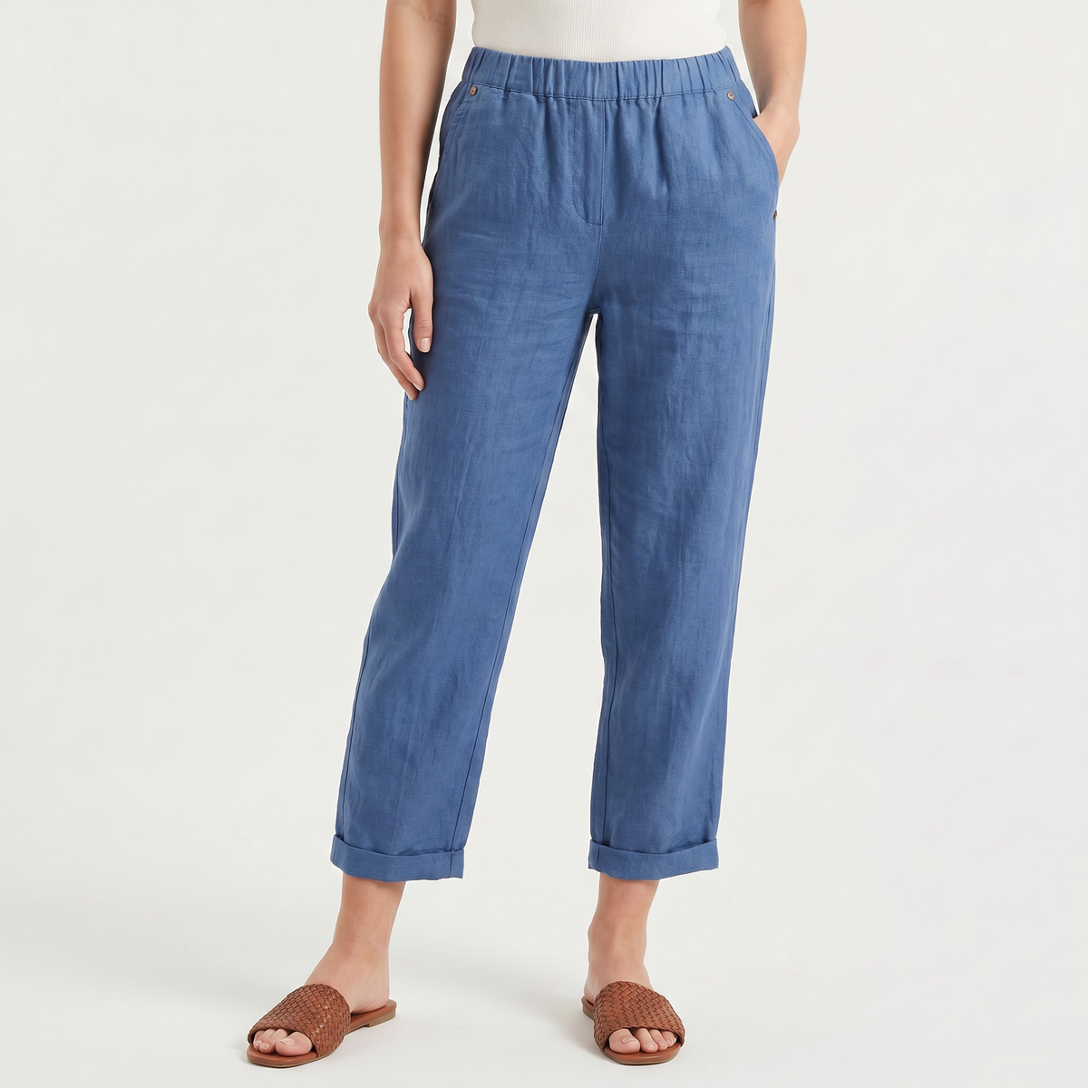 Harem Pants with Elastic Waist