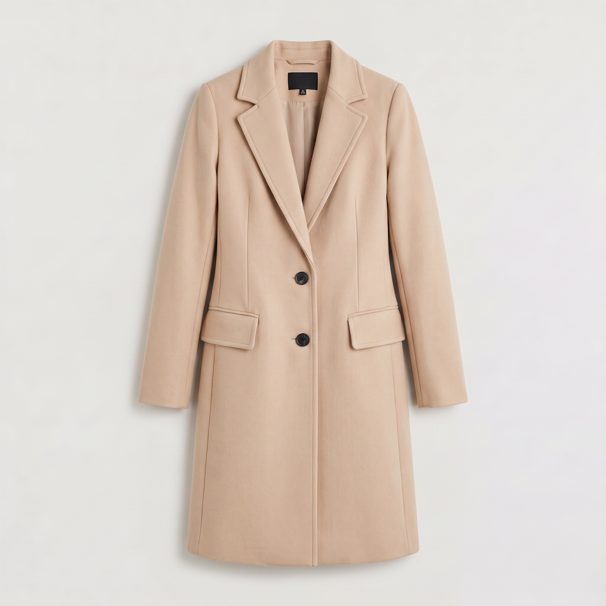 Classic Long Single-Breasted Coat