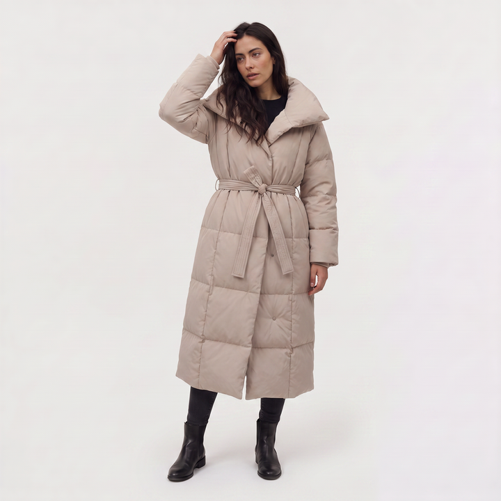 Long Line Hooded Puffer Coat