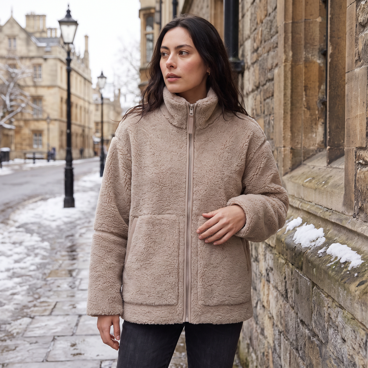 Teddy Zip-Up Jacket